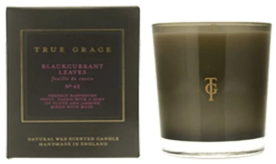 Αρωματικό Κερί Manor Classic Blackcurrant Leaves 190gr True Grace Vegetable Candle