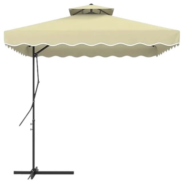 Ομπρέλα κήπου κρεμαστή - YB3099 - 585373 - Beige-585373_be
