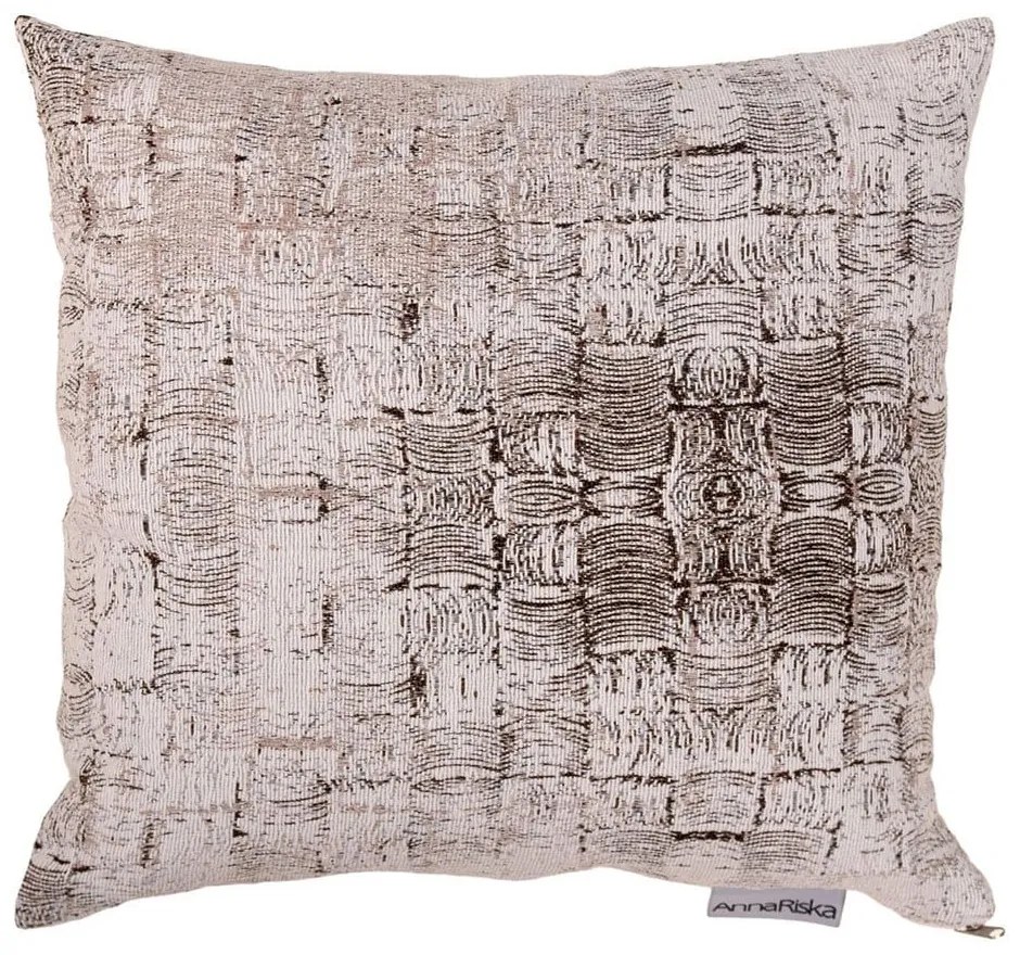 Μαξιλάρι Διακοσμητικό (Με Γέμιση) 1535 Sand Anna Riska 42X42 Jacquard