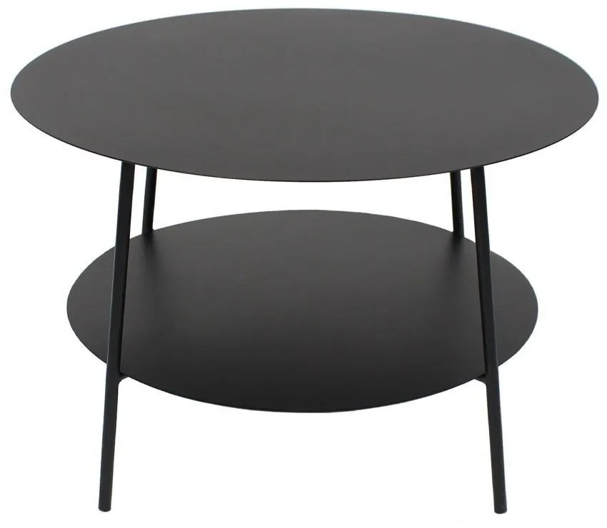 Τραπεζάκι Σαλονιού Simple 04-1123 60x60x40 Black