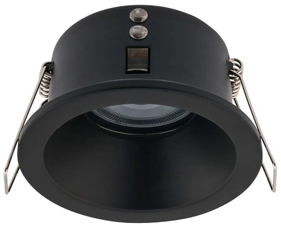 Φωτιστικό Οροφής - Σποτ Charlie 8367 1xGU10 15W Black Nowodvorski Aluminium, Glass