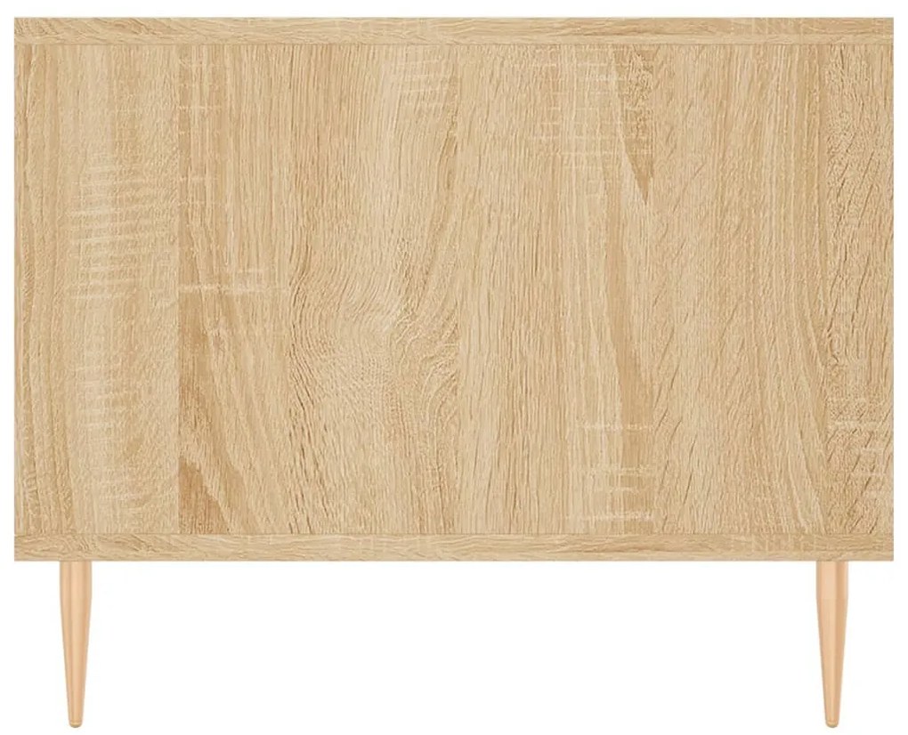 vidaXL Τραπεζάκι Σαλονιού Sonoma Δρυς 102x50x40 εκ. από Επεξεργ. Ξύλο