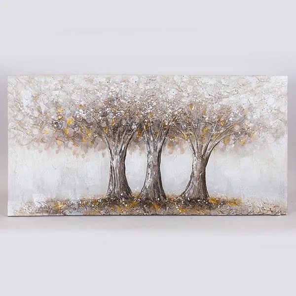 ΠΙΝΑΚΑΣ ΚΑΜΒΑΣ ΔΕΝΤΡΑ ΛΕΥΚΟΣ - ΚΑΦΕ 60x120x3cm