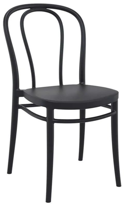 Καρέκλα Victor 20.0310 45Χ52Χ85cm Black Siesta