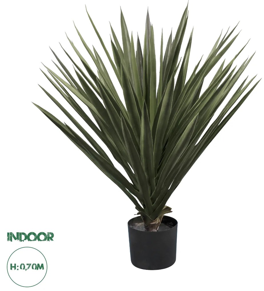 20076 GloboStar®  Artificial Garden SISAL AGAVE 20076 Τεχνητό Διακοσμητικό Φυτό Αγαύη Υ70cm