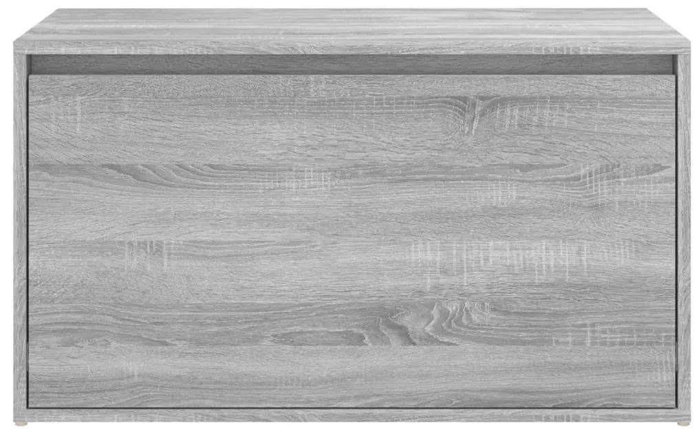 vidaXL Πάγκος Χολ Γκρι Sonoma 80 x 40 x 45 εκ. από Επεξεργασμένο Ξύλο