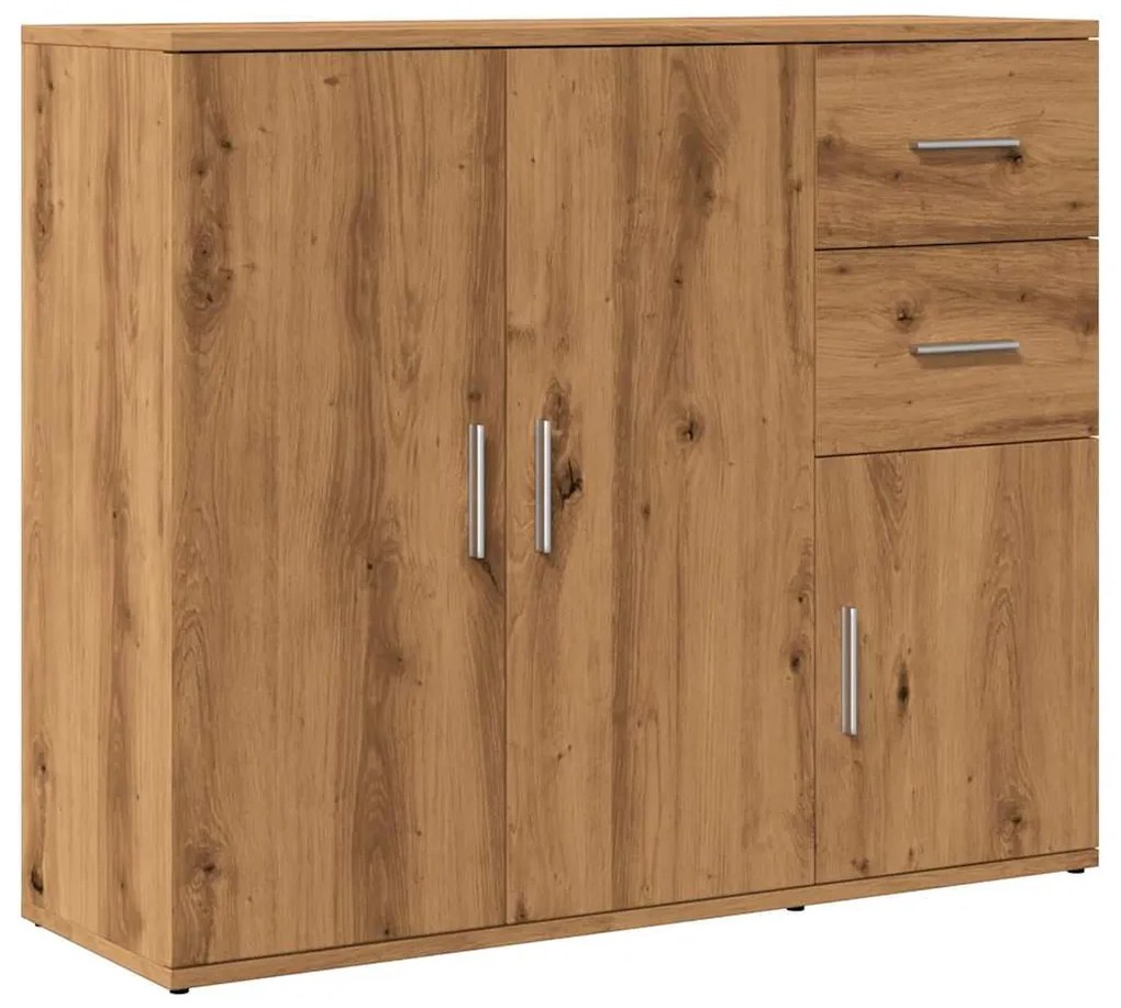 vidaXL Μπουφές από Τεχνητό Δρυς 91x29,5x75 εκ. από Τεχνητό Ξύλο