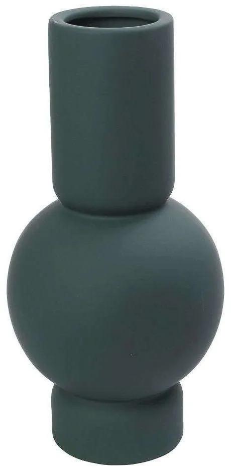 Βάζο Κεραμικό KLA305K1 17,5x35,5cm Dark Green Espiel Κεραμικό
