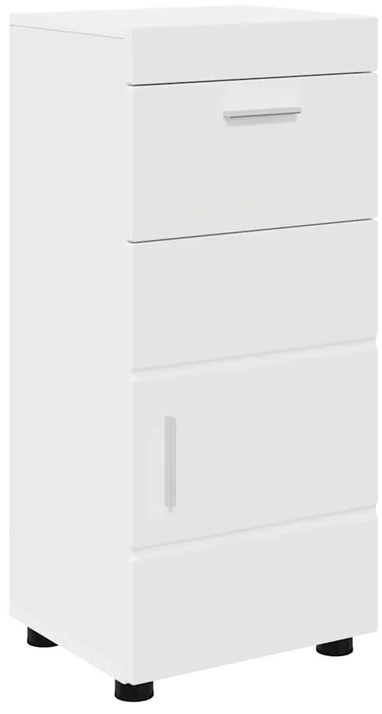 vidaXL Σετ Ντουλαπιών Μπάνιου με συρτάρι TULUM Λευκό 37 x 31,5 x 82 εκ