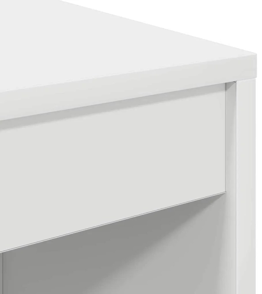 vidaXL Γραφείο Λευκό 100 x 40 x 76 εκ. Επεξεργασμένο ξύλο