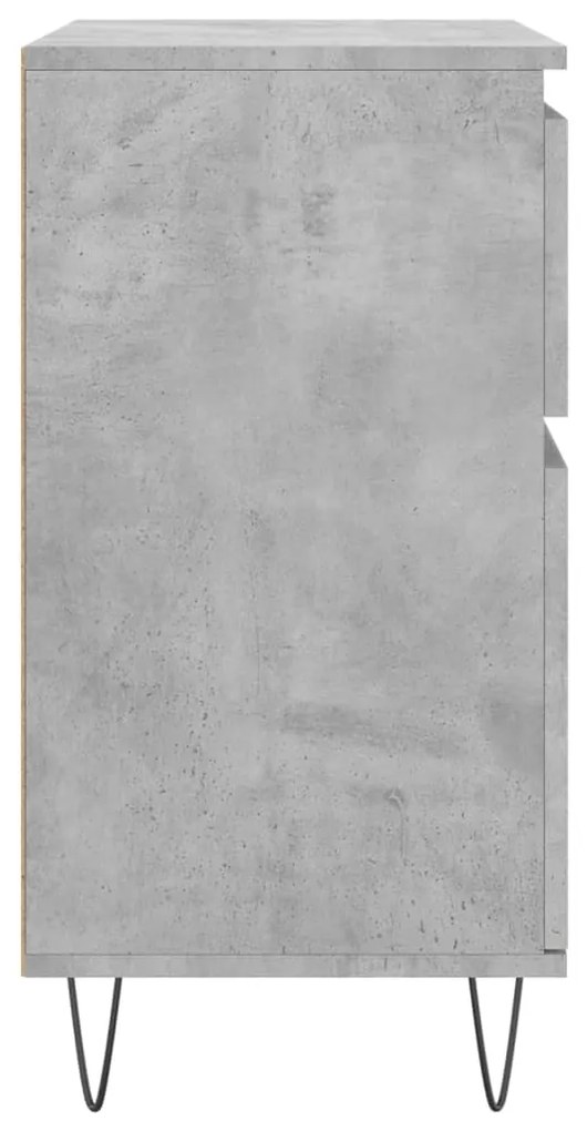 vidaXL Ντουλάπι Γκρι Σκυροδέματος 60x35x70 εκ. Επεξεργασμένο Ξύλο