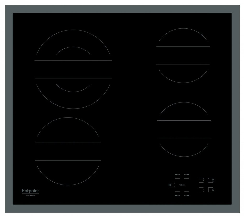 Hotpoint-Ariston HR 642 X CM Κεραμική Εστία Αυτόνομη 58x51cm