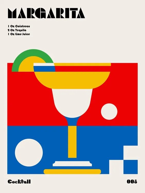 Εικονογράφηση Margarita Bauhaus Cocktail, Retrodrome