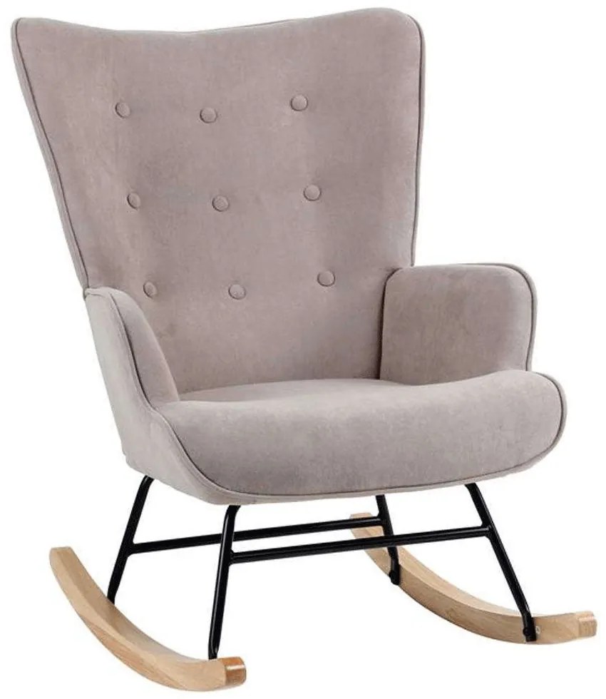 Πολυθρόνα - Μπερζέρα Κουνιστή Alma Rocking Ε7143,2 67x86x92cm Beige