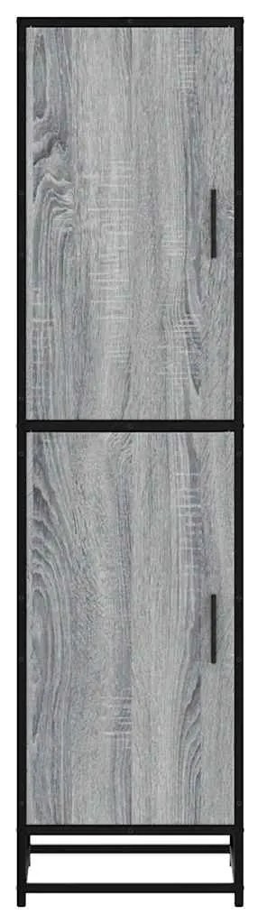 vidaXL Highboard Grey Sonoma Κατασκευασμένο ξύλο και μέταλλο