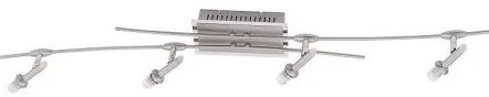 Σώμα Σποτ 4xLED 4W Νίκελ ματ-Χρώμιο m6 - Mini1 LED Fischer Honsel-16644-Νίκελ Ματ 16644