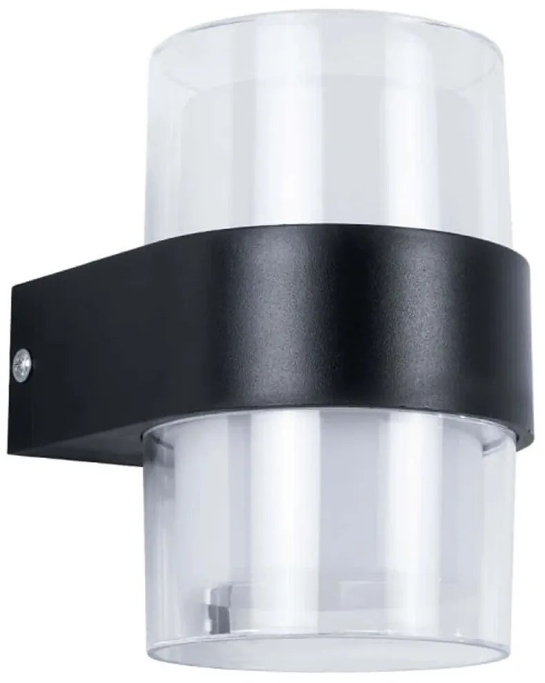 Φωτιστικό Τοίχου - Απλίκα Empire 60777 10x11x13,5cm Led 1050lm 10W 2700K Black GloboStar