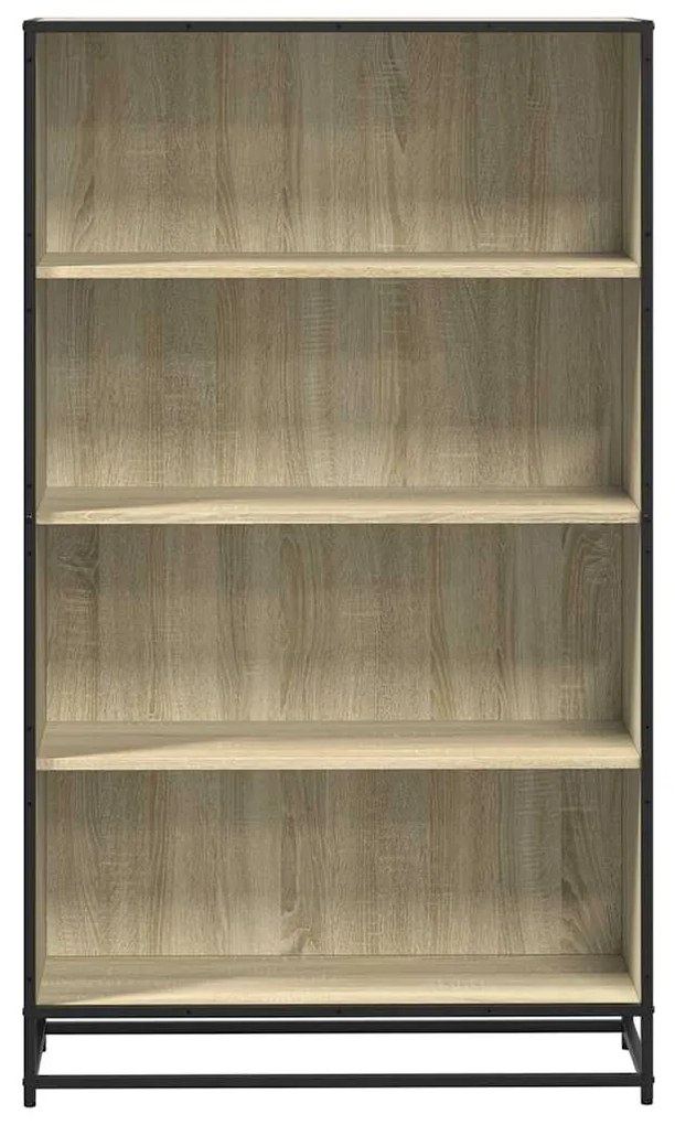 vidaXL Βιβλιοθήκη Sonoma Oak 80,5x35x139 cm Ξύλινη κατασκευή