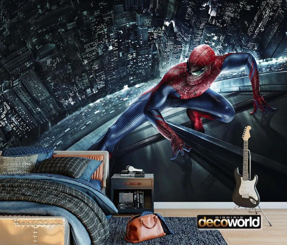 Παιδική ταπετσαρία τοίχου ετοίμων διαστάσεων Spiderman 00033Q 280cm x 360cm