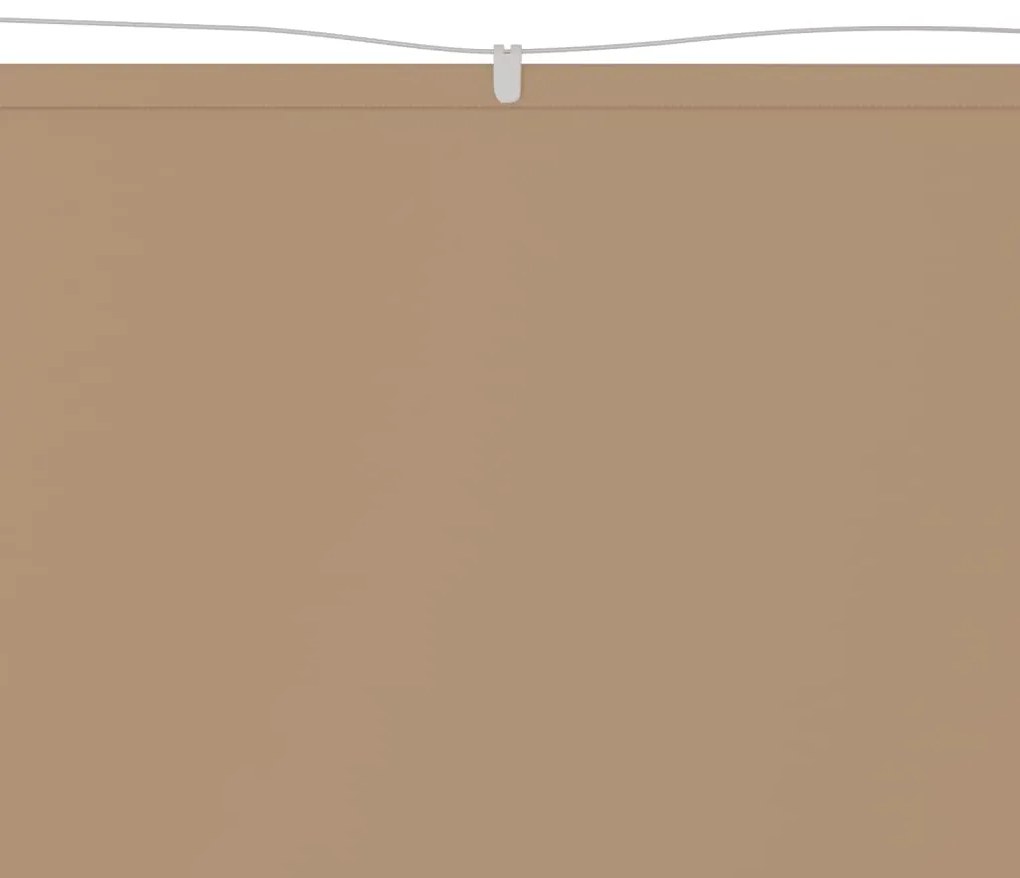 vidaXL Τέντα Κάθετη Taupe 180 x 1200 εκ. από Ύφασμα Oxford