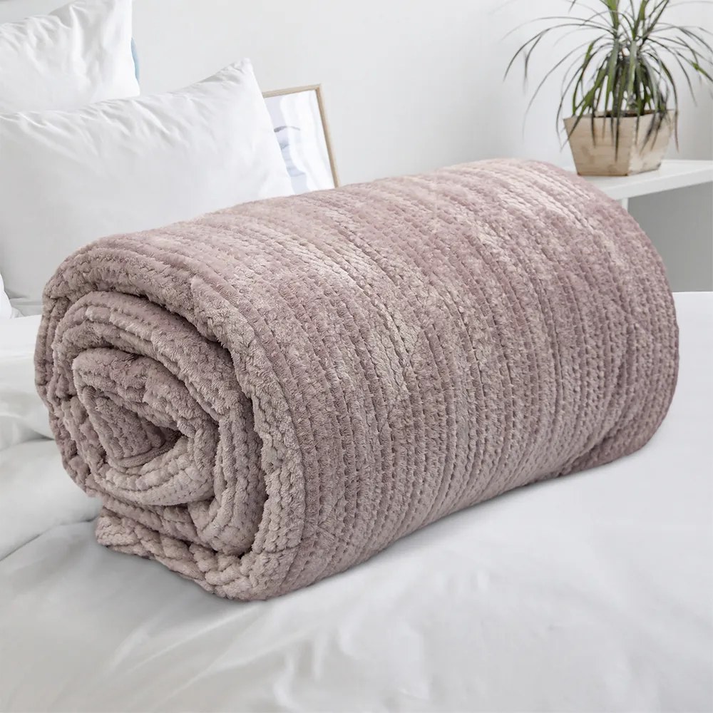 LINO ΚΟΥΒΕΡΤΟΠΑΠΛΩΜΑ STACY LILAC 160X220