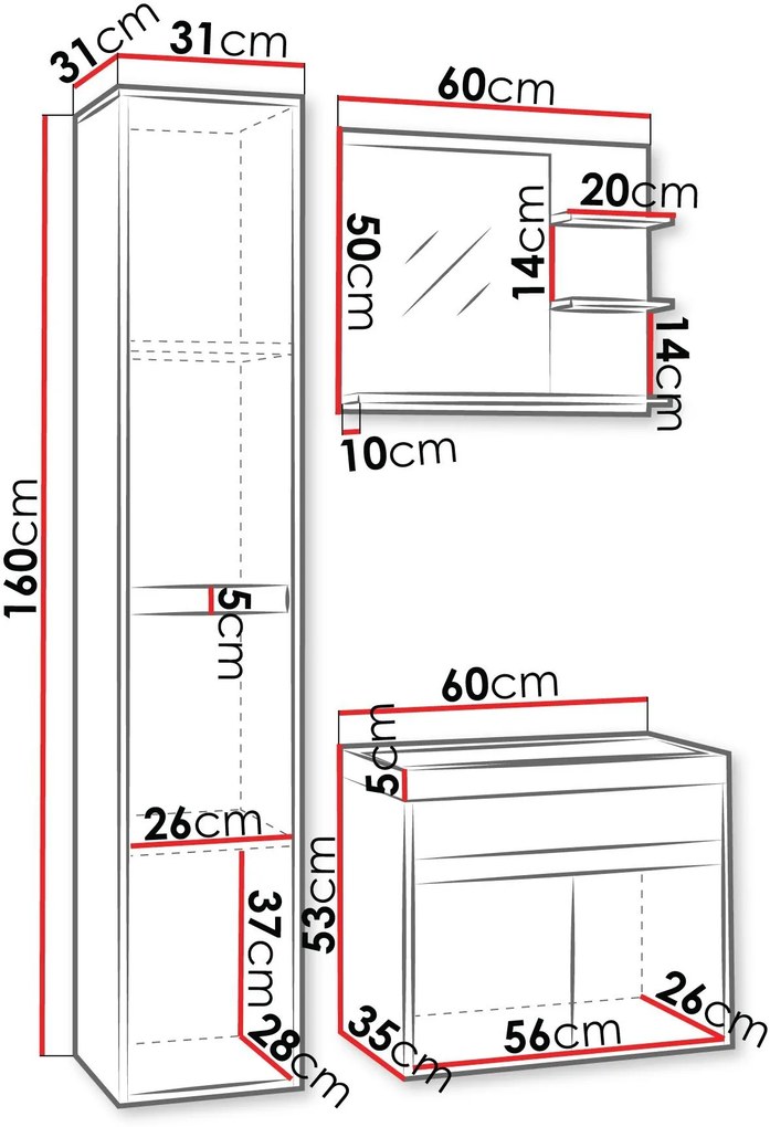 Σετ μπάνιου Cyprus-Kafe Skouro - Mauro