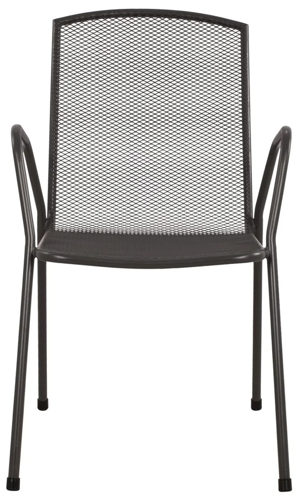 Καρέκλα - Πολυθρόνα ELIJAH C5005.01 Μεταλλική Ανθρακί 54x62x89Υ εκ. 54x62x89 εκ.