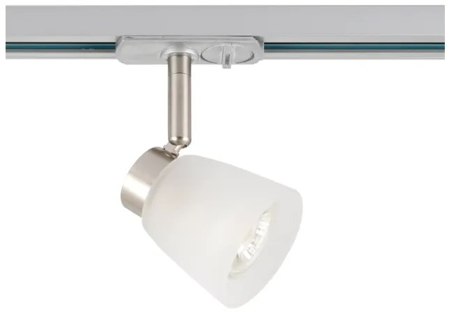 Σποτ Φωτιστικό Ράγας GU10 IP20 3C ACA-TS40GU3CNM-Νίκελ Ματ TS40GU3CNM