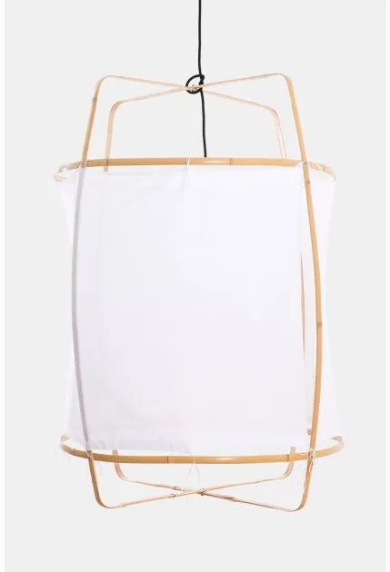 Κρεμαστό Φωτιστικό Οροφής 1xE27 Λευκό Φ67cm Z2 Blonde Cotton Cover 902.101.01/CC/P AY Illuminate 902.101.01/CC/P Λευκό