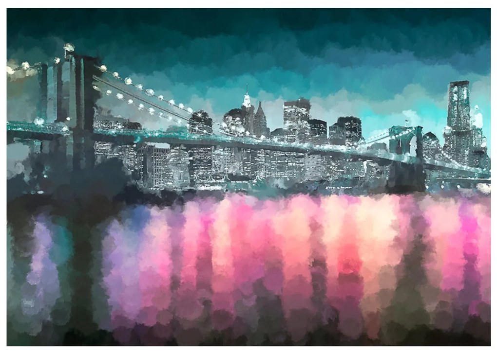 Φωτοταπετσαρία - Painted New York 100x70