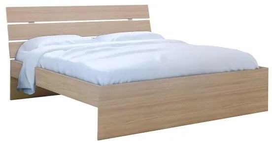 Intrahome Κρεβάτι "ΝΟΤΑ" διπλό σε χρώμα δρυς 150x200 Intrahomesa-00652712
