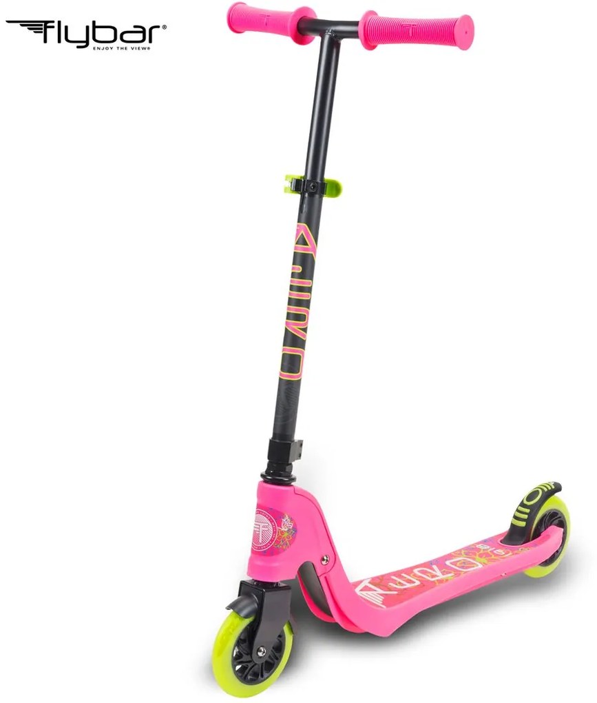 Flybar Aero 2 Scooter Pink Flora