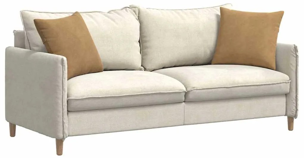 vidaXL Μαξιλάρι Καναπέ 2 pcs Καφέ 45 x 45 cm Υφασμάτινο Κορντουρά