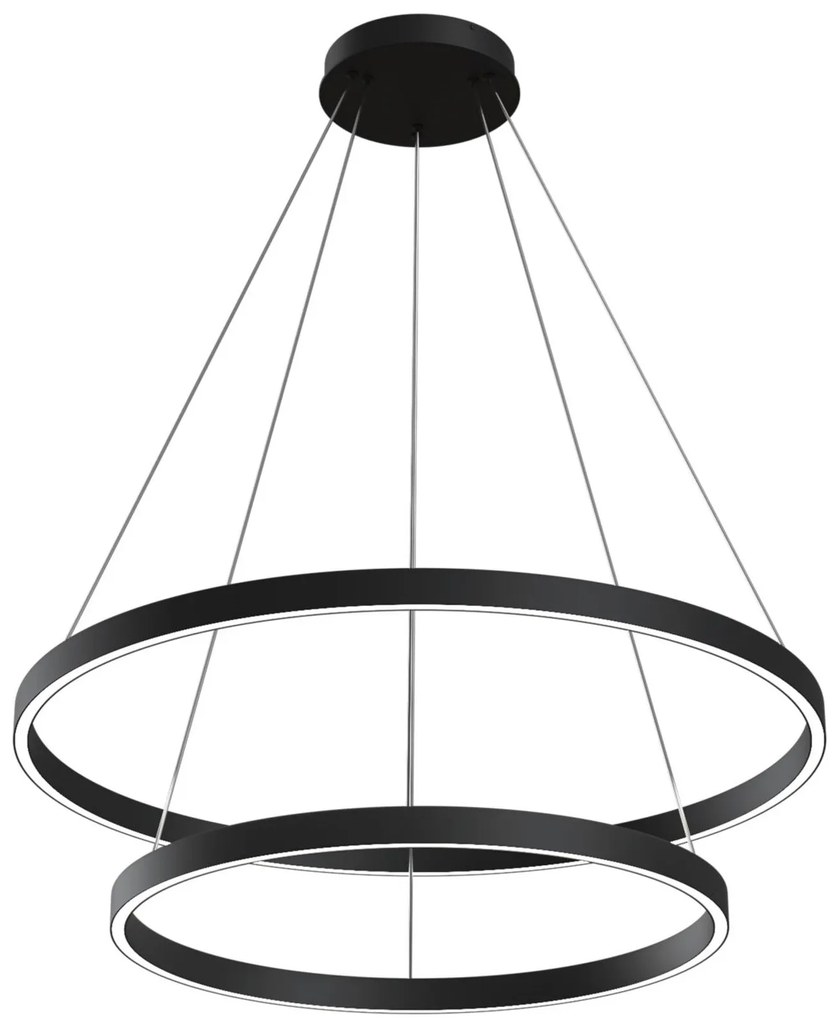 Φωτιστικό οροφής Maytoni Rim 2S LED-Μαύρο