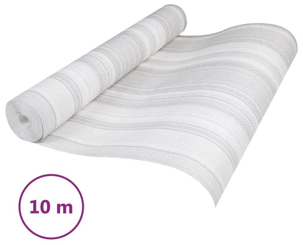 Ταπετσαρία 3D Ριγέ Γκρι 10x0,53 μ. Non-woven - Γκρι