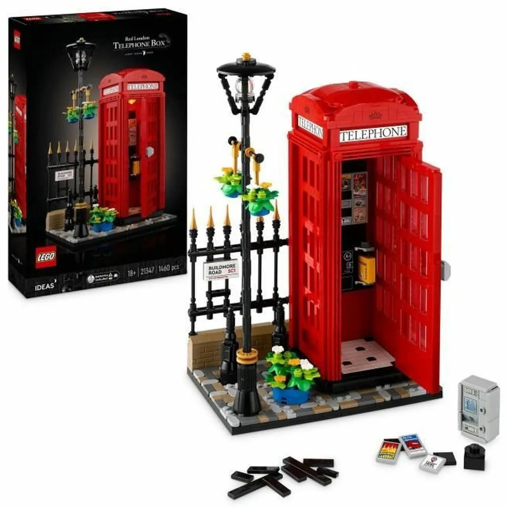 Παιχνίδι Kατασκευή Lego 21347 London Telephone Booth 1460 Τεμάχια
