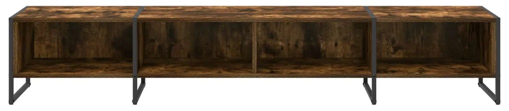 vidaXL Ντουλάπι TV Καπνιστό Δρύς 170.5 x 36 x 30.5 εκ