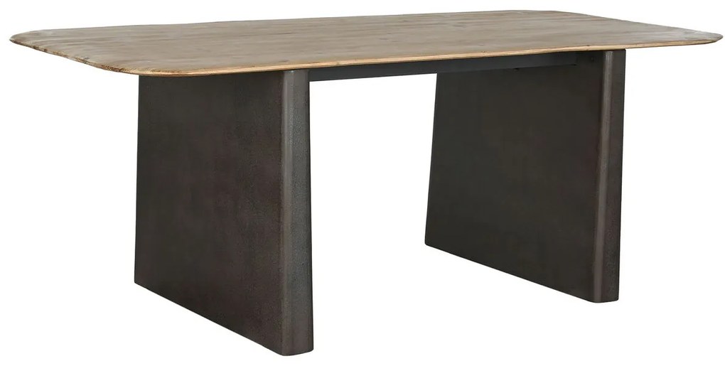 Τραπεζαρία Home ESPRIT Φυσικό Σκούρο καφέ Έλατο 200 x 90 x 75 cm