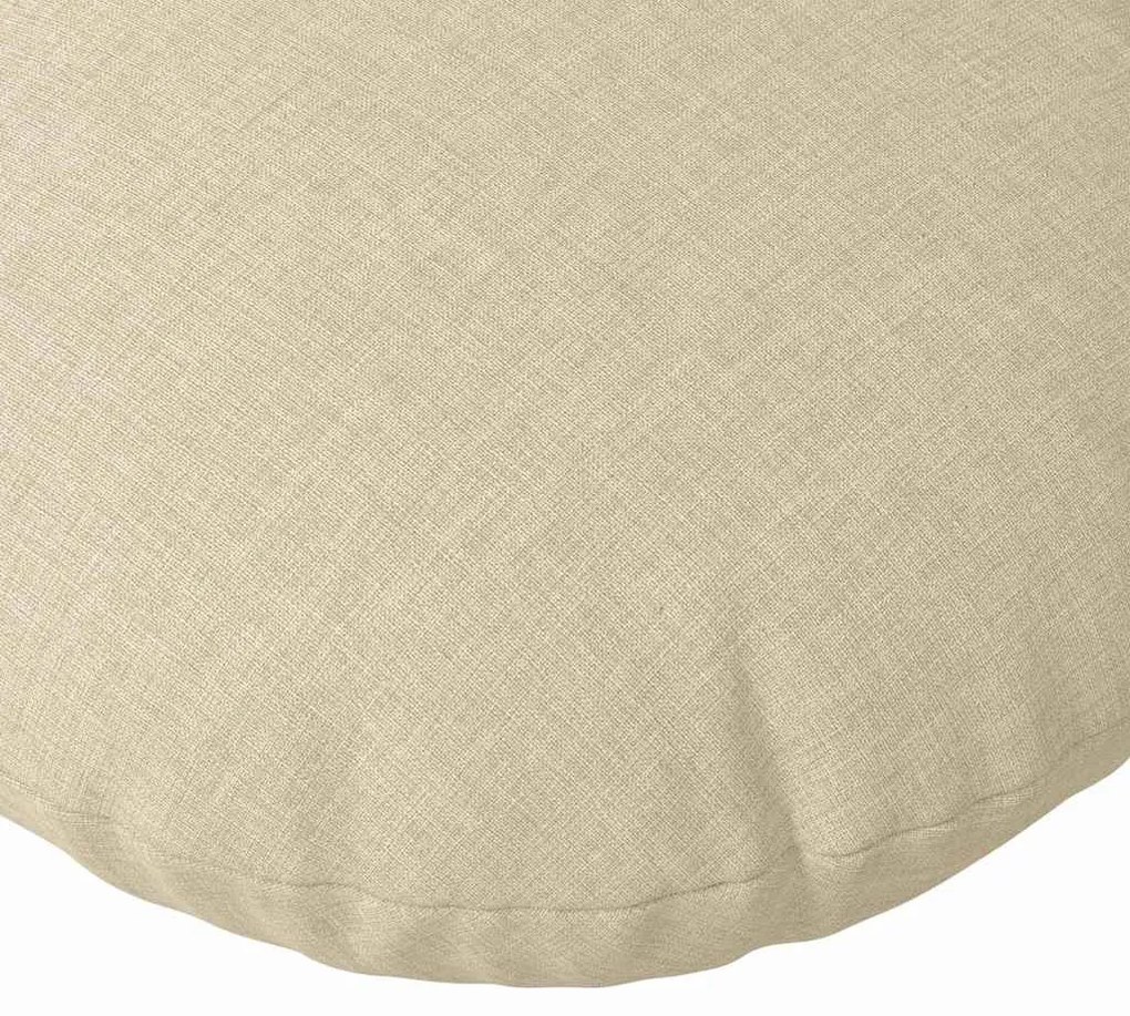 vidaXL Μαξιλάρια καθισμάτων 2 pcs Κρεμ Ø30 x 13 εκ ύφασμα