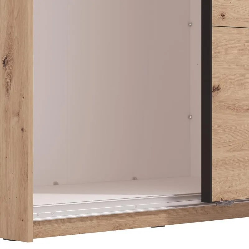 Ντουλάπα Συρόμενη ALERIA 220 OG Artisan oak 220x61x205εκ. 220x61x205 εκ.