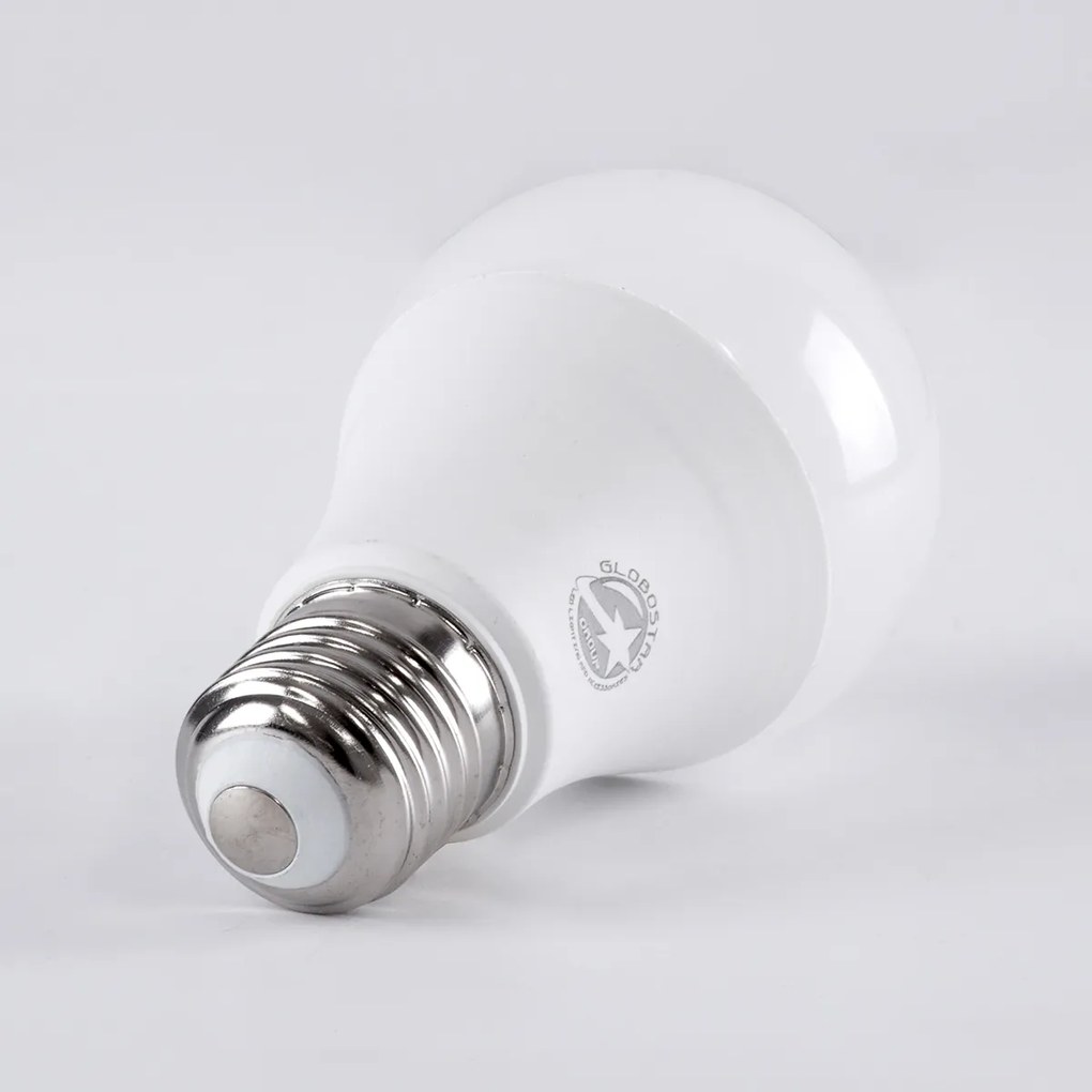 GloboStar® 60024 Λάμπα LED E27 A60 Γλόμπος 8W 928lm 260° AC 220-240V IP20 Φ6 x Υ11cm Ψυχρό Λευκό 6000K - 3 Years Warranty