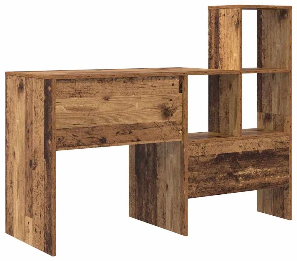 vidaXL Γραφείο Παλαιό ξύλο 131.5 x 50 x 106.5 εκ. Επεξεργασμένο ξύλο