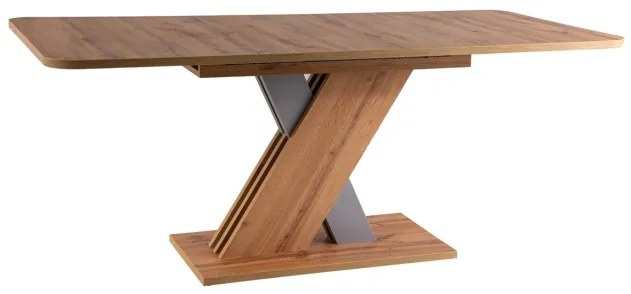 TABLE EXEL OAK WOTAN / SILVER 140(180)X85 (D) DIOMMI EXELDWS140D