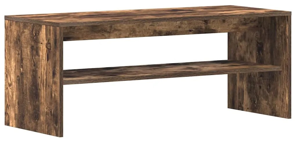 Έπιπλο Τηλεόρασης Καπνιστή Δρυς 100 x 40 x 40 εκ. Επεξ. Ξύλο - Καφέ