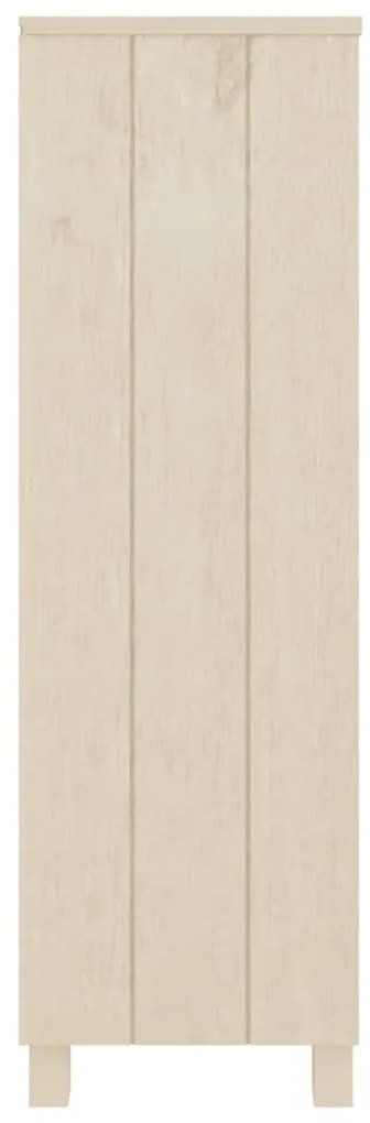 vidaXL Βιβλιοθήκη HAMAR Καφέ Μελί 85 x 35 x 112 εκ. Μασίφ Ξύλο Πεύκου