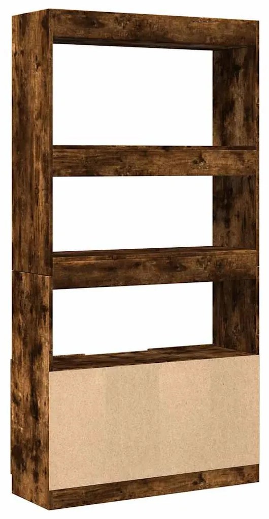 vidaXL Ντουλάπι Καπνιστή Δρυς 92x33x180εκ. από Επεξεργασμένο Ξύλο