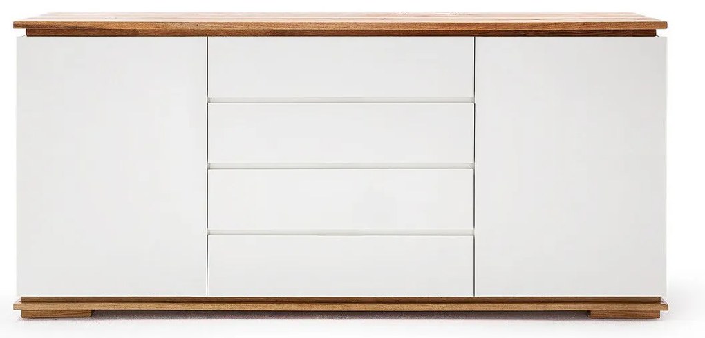 Μπουφές Μαύρη Λάκα 172x81x40
