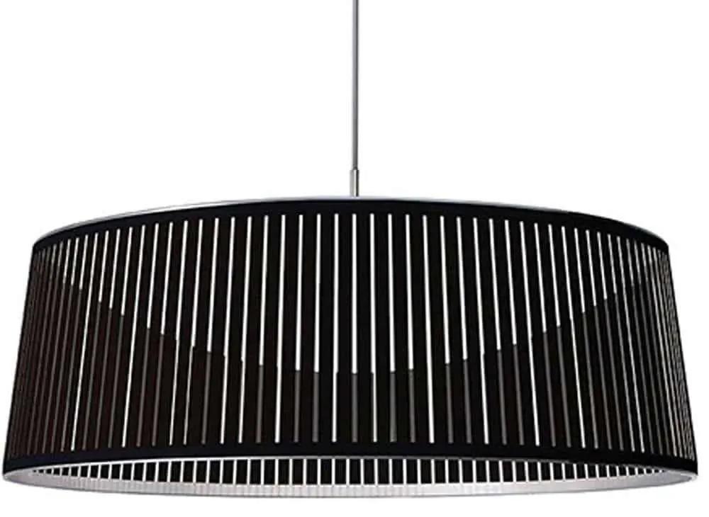 Φωτιστικό Οροφής Solis Drum 36 10298 91,5x30,5cm Dim Led 5600lm 80W 2700K Black Pablo Designs