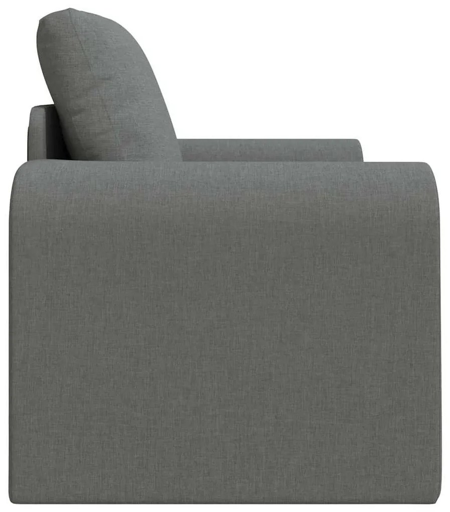 vidaXL Καναπές Κρεβάτι 2 σε 1 Σκούρος Γκρι 98x71x83 εκ. Ύφασμα