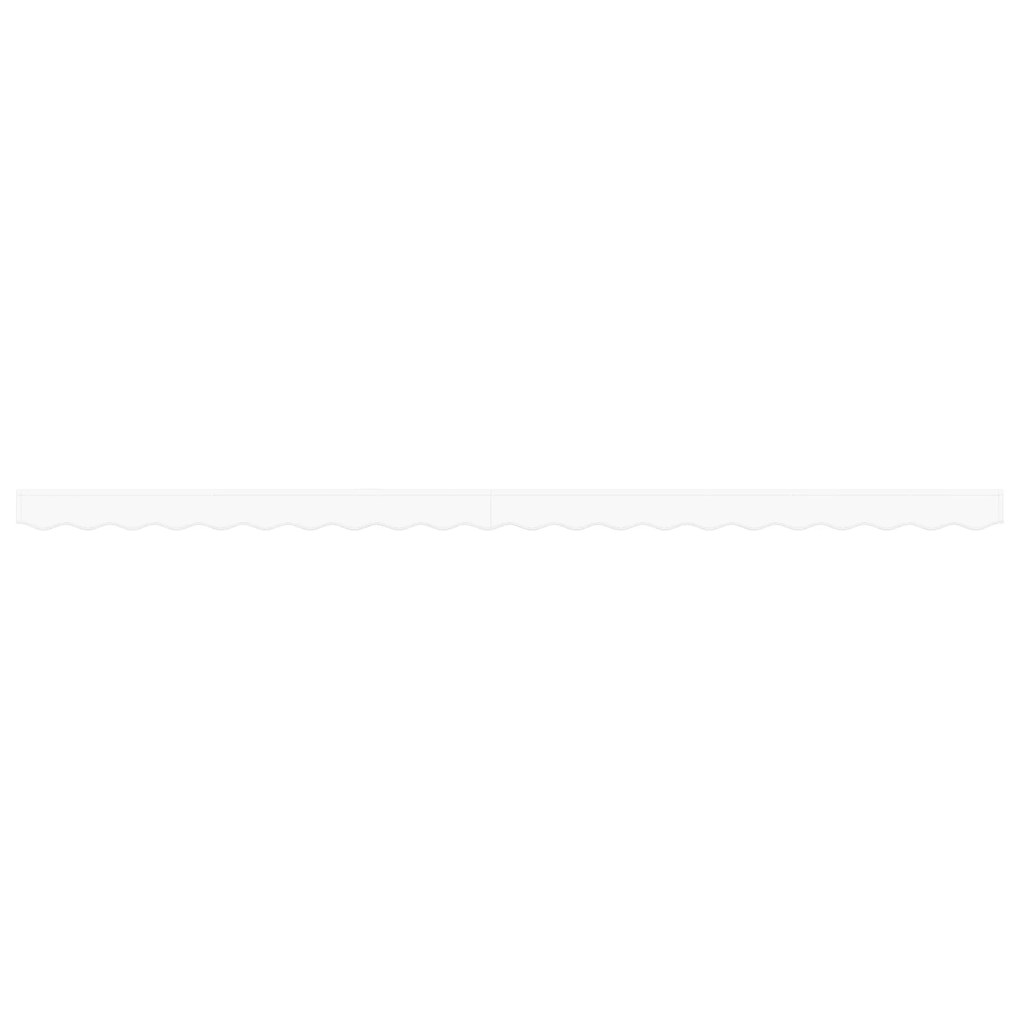 vidaXL Κουρτίνα τέντας για 5 μ πλαίσιο Λευκή 4.8x0.2 μ
